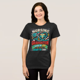 Camiseta Turma de Graduação de Enfermagem de 2026 Pronta pa