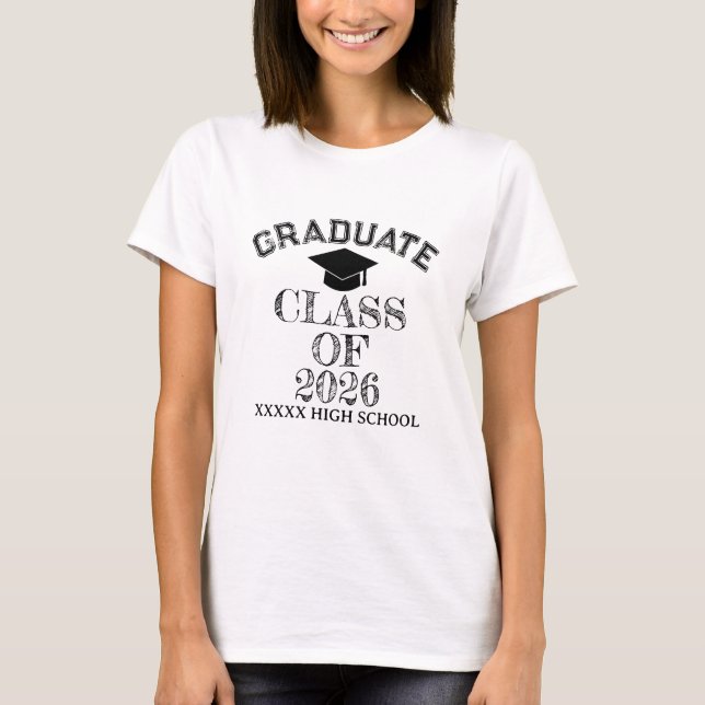Camiseta Turma de Graduados de 2026 (Frente)