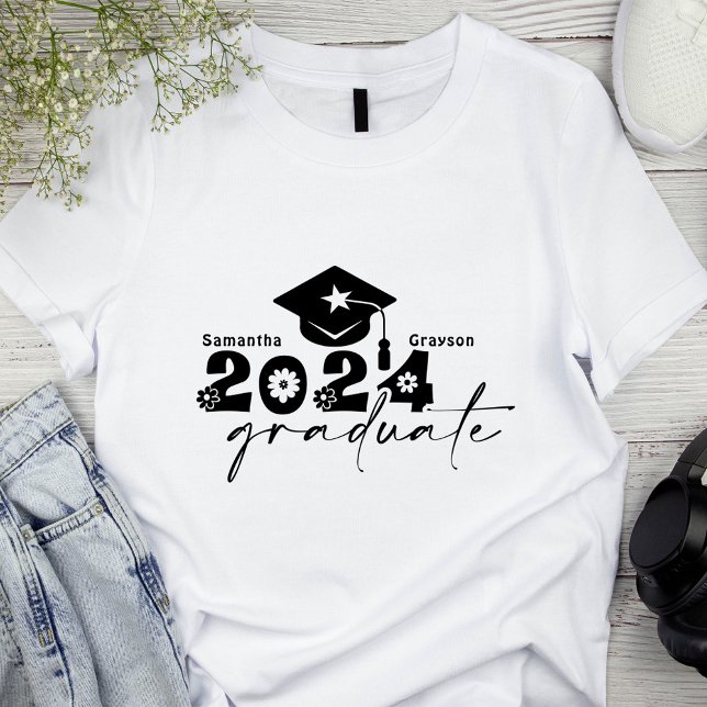 Camiseta Turma de Graduados Personalizados de 2024 (Criador carregado)
