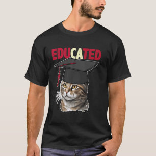 Camiseta Turma Educada e Divertida de 2025 Gato com Capelo