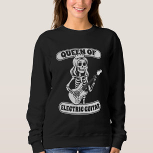 Camiseta Turma Elétrica De Guitarismo, Rainha Guitarista De