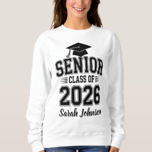 Camiseta Turma Sênior de 2026 Formatura Nome Personalizado