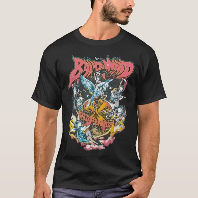Camiseta Turnê Band Maid 2026 (Frente)