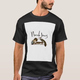Camiseta turnê de arte música country da cantora norah Grap