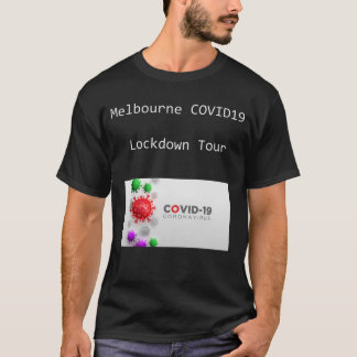 Camiseta Turnê de Bloqueio Melbourne COVID 19
