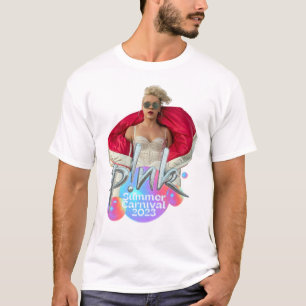Camiseta Turnê de Carnaval de Verão Rosa 2023