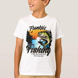 Camiseta Turnê de Pesca Personalizada Truta de Anglas de Pe