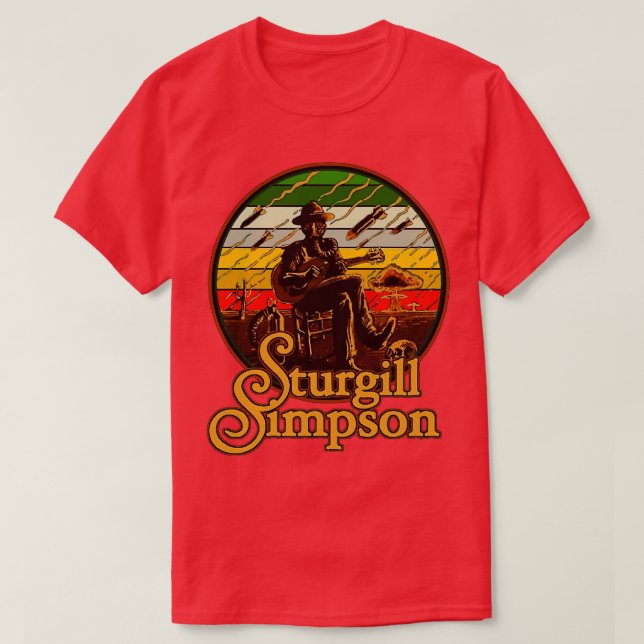 Camiseta Turnê de Sturgill Perigosa (Frente do Design)
