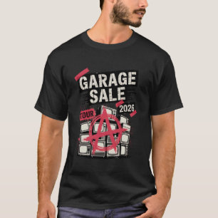 Camiseta Turnê de Venda de Garagem 2026 Punk Rock Engraçado