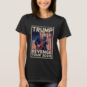 Camiseta Turnê de Vingança de Trump 2024 Eleição Política 2