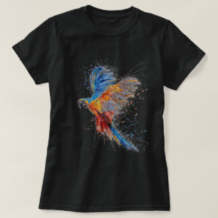 Camiseta Turnê do Parrot Watercolor T Shirt
