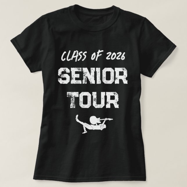 Camiseta Turnê do Último Ano da Turma de 2026 (Frente do Design)