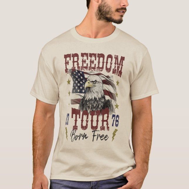 Camiseta Turnê Liberdade, Liberdade Nunca é Dada, Ela é Con (Frente)