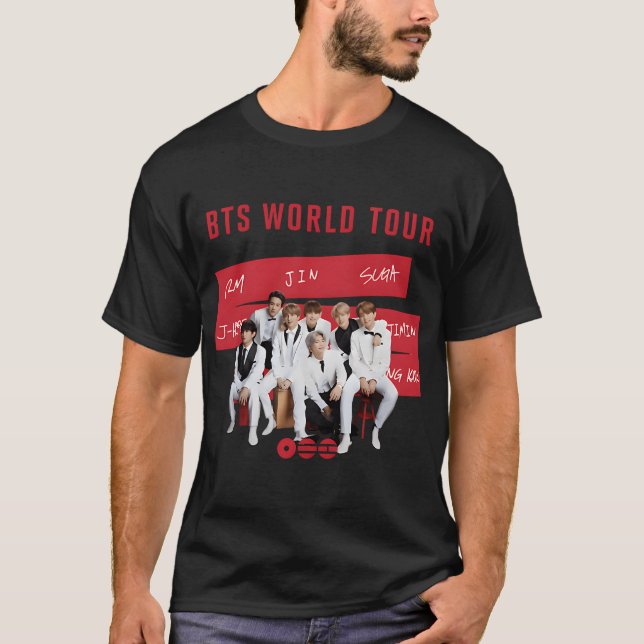 Camiseta Turnê Mundial Bts 2026 (Frente)