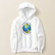 Camiseta Turnê mundial personalizado sobre a Terra em Crian (Laydown)