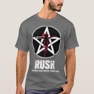 Camiseta Turnê Rock 1981 de Rush