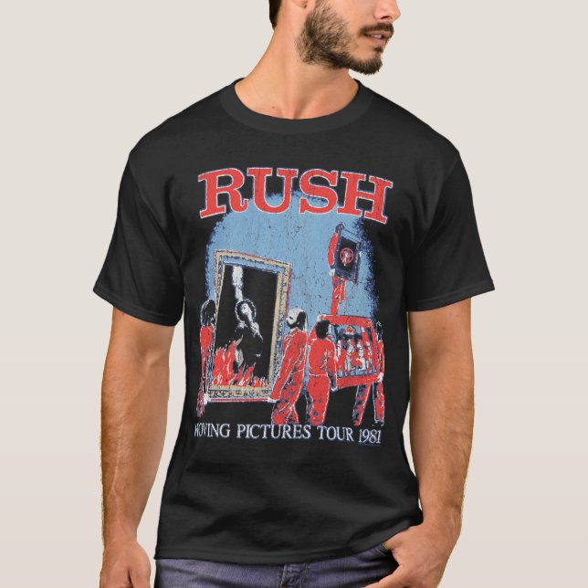 Camiseta Turnê Rush Moving Pictures (Frente)