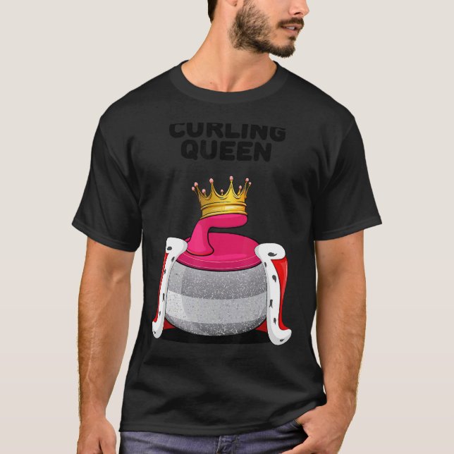 Camiseta Turnês do Time Curling Queen Girls (Frente)