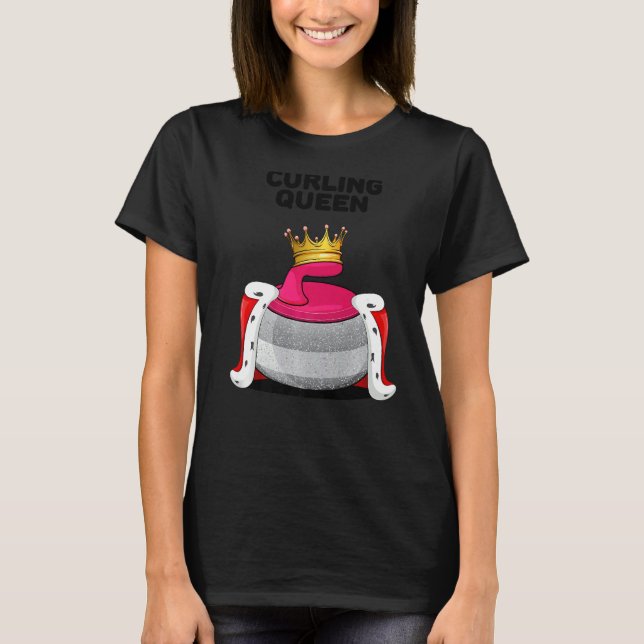 Camiseta Turnês do Time Curling Queen Girls (Frente)