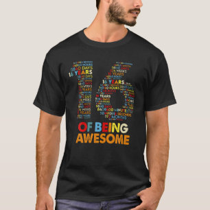 Camiseta Turning 16 Years Of Being Awesome 16Th Birthday Co