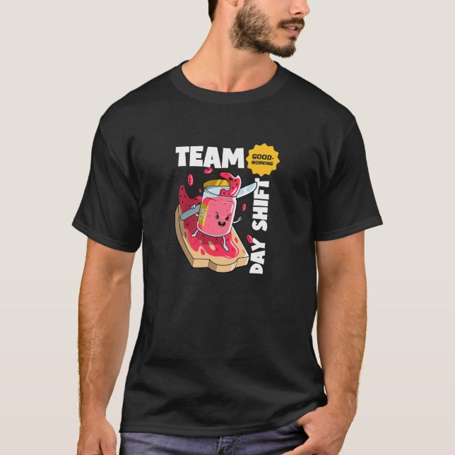 Camiseta Turno do Dia da Equipe (Frente)