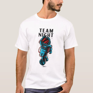 Camiseta Turno noturno da equipe
