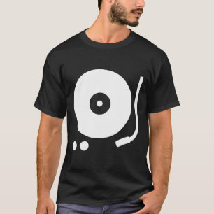 Camiseta Turntable Lp Vinyl Dj T Shirt Bold Record