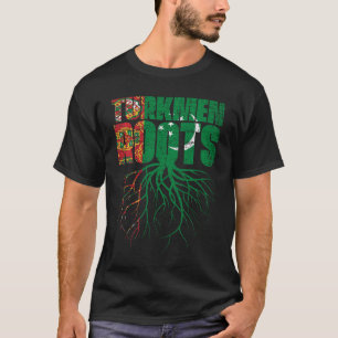 Camiseta Turquemenistão Roota Bandeira do Patrimônio Turque