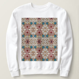 Camiseta turquesa azul-prata-ouro-burguês-rosa-burguês