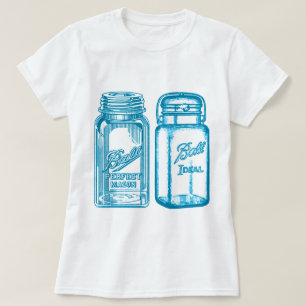 Camiseta Turquesa Canning Jars