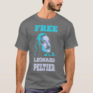 Camiseta Turquesa-safra LIVRE LEONARD PELTIER
