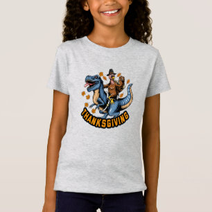 Camiseta Turquia Andando por um diafragma T-rex Tyrannosaur