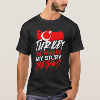 Camiseta Turquia Bandeira do Presente Istambul Ancara Crian