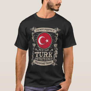 Camiseta Turquia Bandeira Turcos Orgulhosos Homens e Mulher