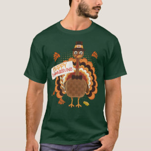 Camiseta Turquia Comeu Pizza Adulto Vegan Kids Engraçado Th