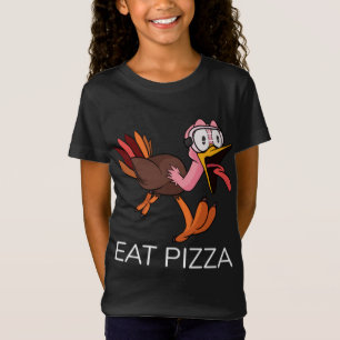 Camiseta Turquia Comeu Pizza Men Mulheres Criança Vegan Veg