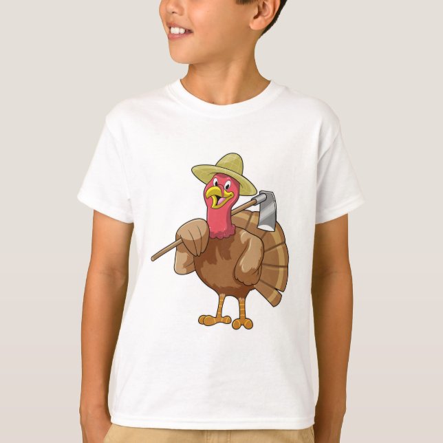 Camiseta Turquia como agricultor (Frente)