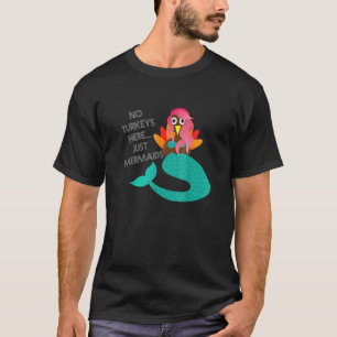 Camiseta Turquia disfarça Sereia Ação de Graças