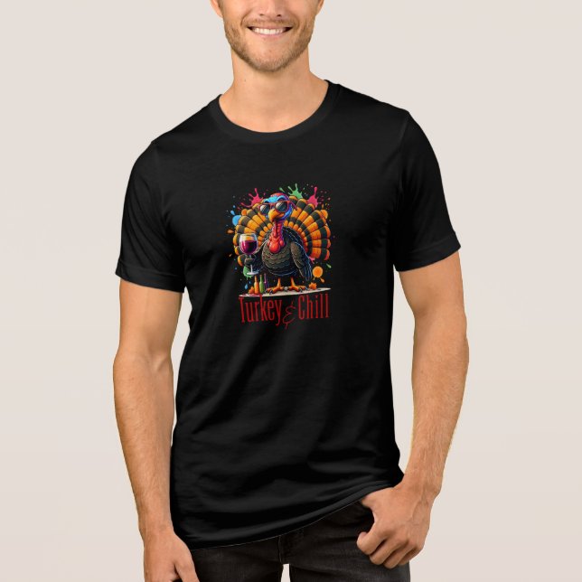 Camiseta Turquia e relaxar (Frente)