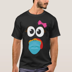Camiseta Turquia Enfrenta Olashes Vestindo Máscara Ação de
