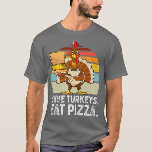 Camiseta Turquia Engraçado Ação de Graças Salve Perus Comem