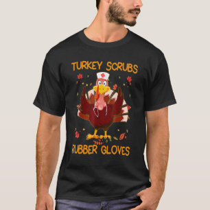 Camiseta Turquia esfrega borracha luva a enfermeira de ação