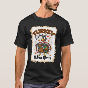 Camiseta Turquia esfrega borracha luvas de borracha Dia de 