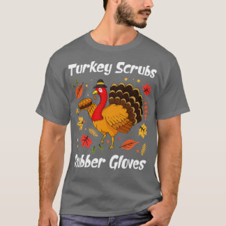 Camiseta Turquia esfrega luvas de borracha