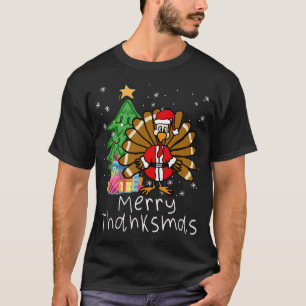 Camiseta Turquia Papai noel Feliz Felicitações de Natal d