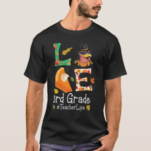 Camiseta Turquia Peregrino Dia de Ação de Graças AMA Chá do