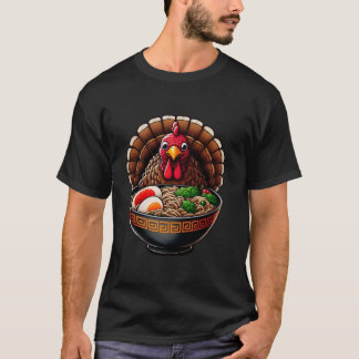 Camiseta Turquia Ramen Noodles Engraçado Janto de Ação de G