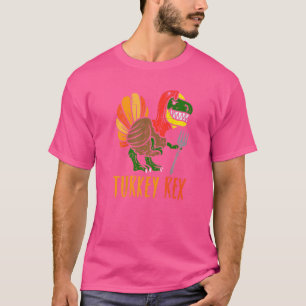 Camiseta Turquia Rex Dinossaur Engraçado Toddler Boys Graça