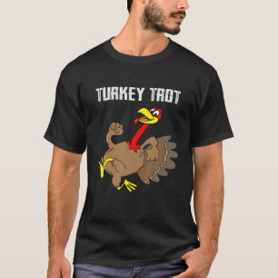 Camiseta Turquia Trot Turquia Correndo Ação de Graças Turqu