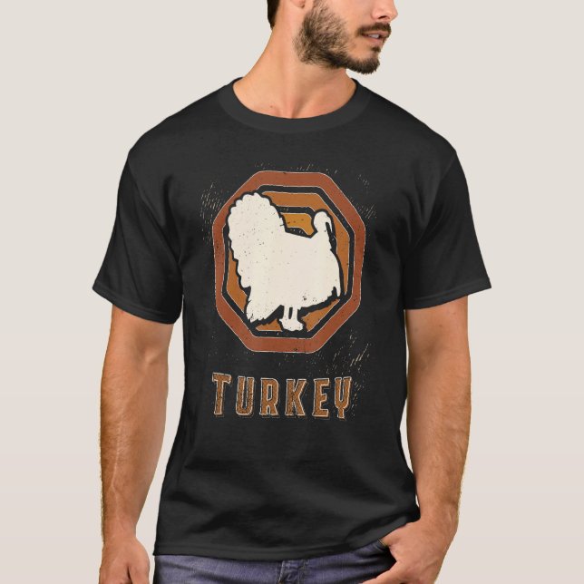 Camiseta Turquia Vintage Retro Classic Animal Love (Frente)
